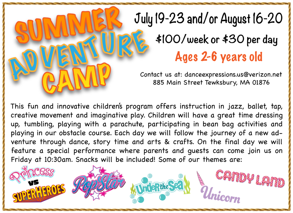 Summer Camps – Dance Expressions